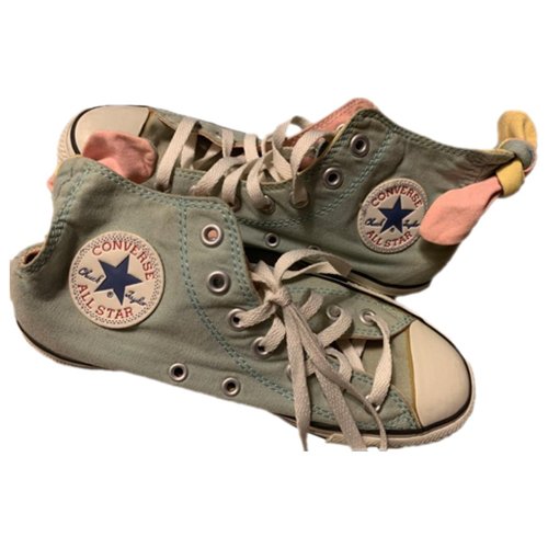 Pre-owned Converse Cloth Boots In Multicolour
