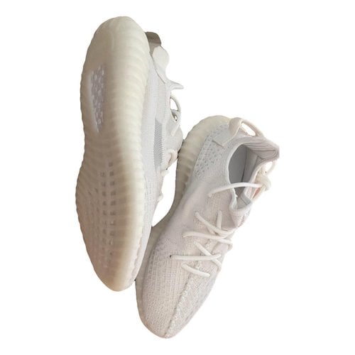 Pre-owned Yeezy X Adidas Boost 350 V2 Cloth Low Trainers In White