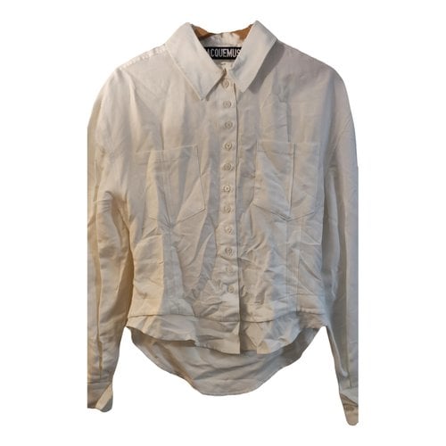 Pre-owned Jacquemus Linen Shirt In White