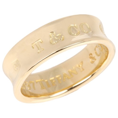 Pre-owned Tiffany & Co Tiffany 1837 Yellow Gold Ring