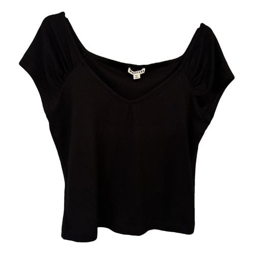 Pre-owned Whistles T-shirt In Black
