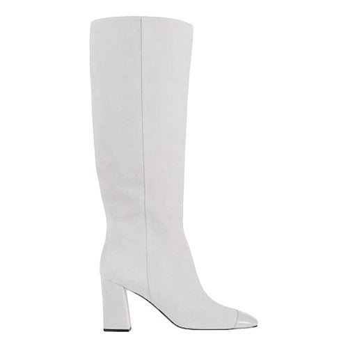 Pre-owned Sergio Rossi Boots In White