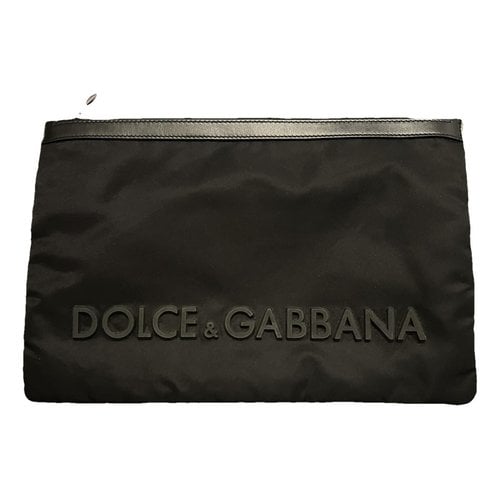 Pre-owned Dolce & Gabbana Scarf & Pocket Square In Black