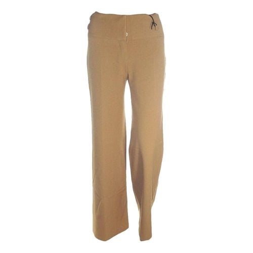 Pre-owned Compagnia Italiana Large Pants In Beige