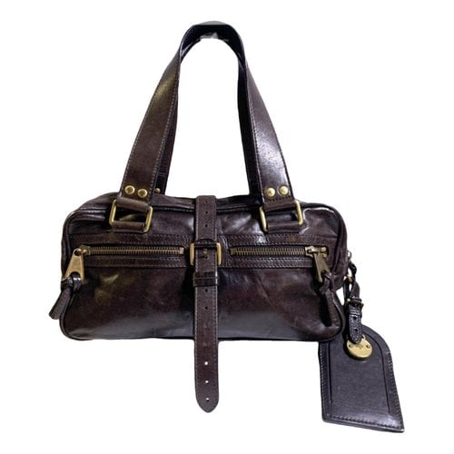 Pre-owned Mulberry Leather Satchel In Brown
