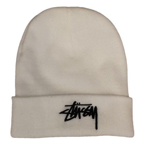 Pre-owned Nike X Stussy Hat In White