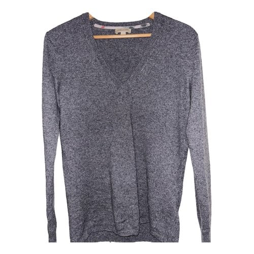 Pre-owned Burberry Cashmere Jumper In Grey