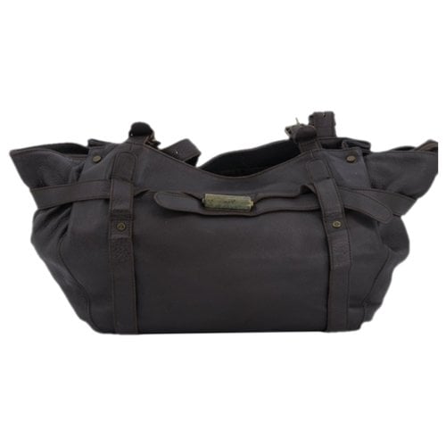 Pre-owned Mandarina Duck Leather Handbag In Brown