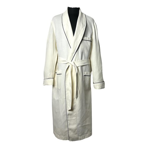 Pre-owned Loro Piana Cloth Coat In Ecru
