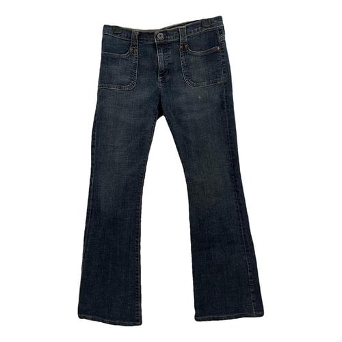 Pre-owned Ag Bootcut Jeans In Blue
