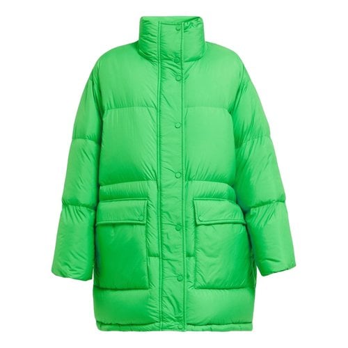 Pre-owned Stand Studio Coat In Green