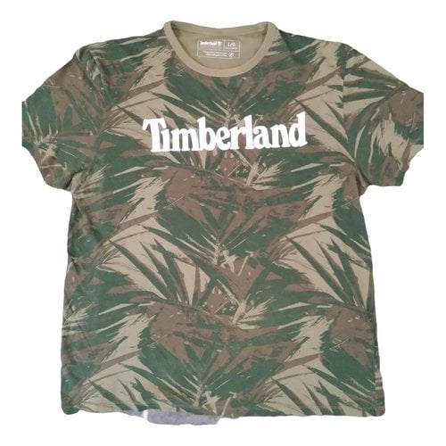 Pre-owned Timberland T-shirt In Khaki