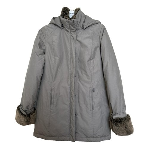 Pre-owned Woolrich Parka In Grey