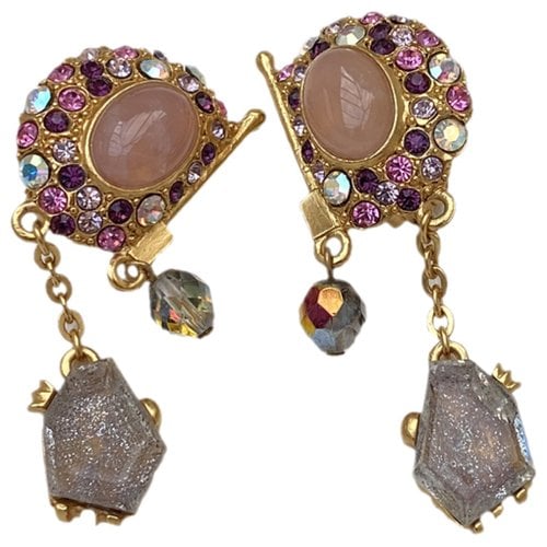 Pre-owned Christian Lacroix Earrings In Multicolour