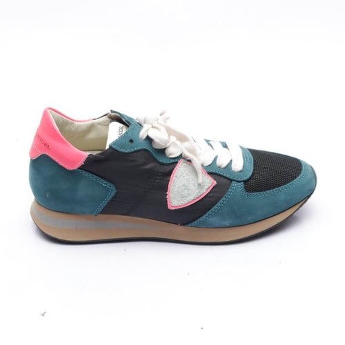Pre-owned Philippe Model Leather Trainers In Multicolour