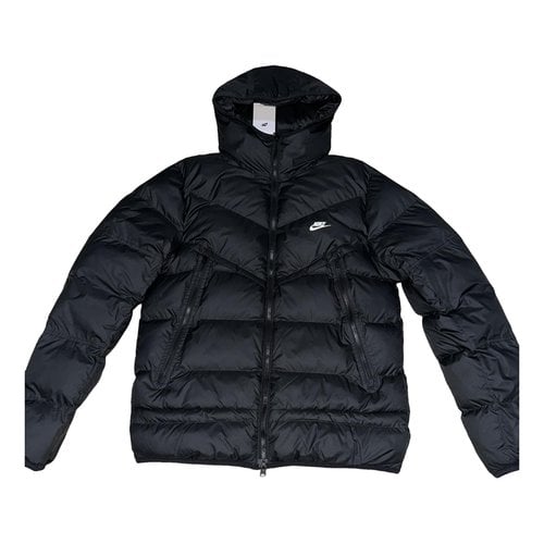 Pre-owned Nike Cashmere Jacket In Black