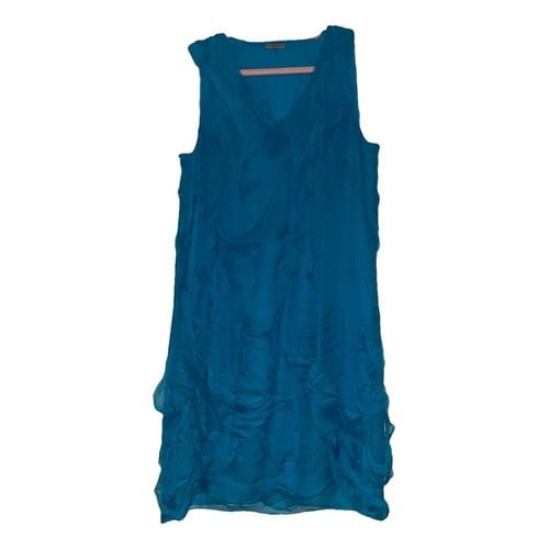 Pre-owned Bottega Veneta Mini Dress In Blue