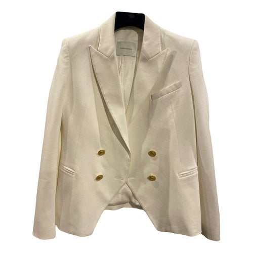 Pre-owned Pierre Balmain Jacket In White