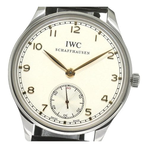 Pre-owned Iwc Schaffhausen Watch In Silver