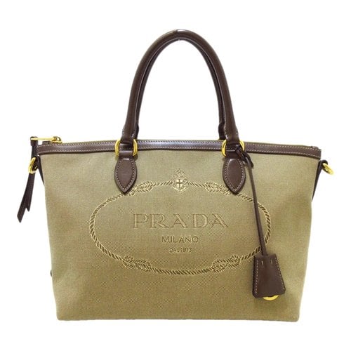 Pre-owned Prada Handbag In Beige