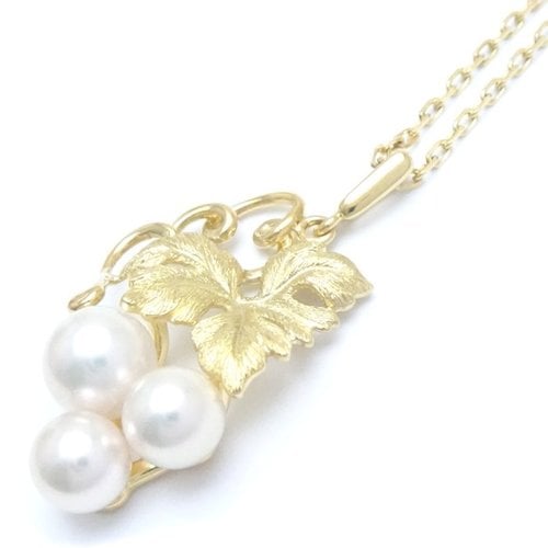 Pre-owned Mikimoto Yellow Gold Necklace In Other
