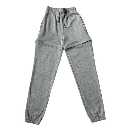 Pre-owned Baserange Slim Pants In Grey