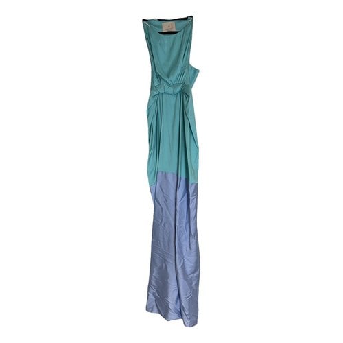 Pre-owned Roksanda Ilincic Silk Maxi Dress In Multicolour