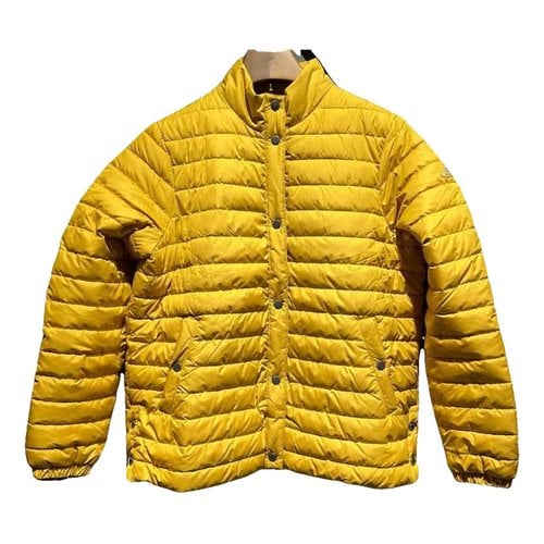 Pre-owned Barbour Puffer In Yellow