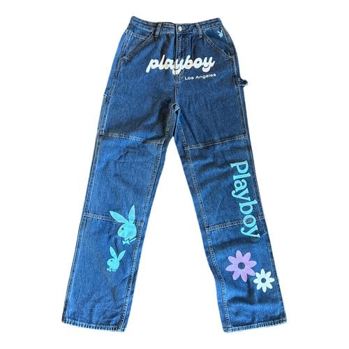 Pre-owned Playboy Boyfriend Jeans In Blue
