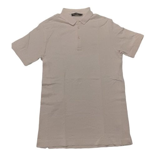 Pre-owned Dolce & Gabbana Polo Shirt In White