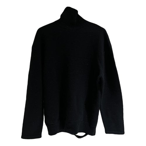 Pre-owned Balenciaga Wool Sweatshirt In Black
