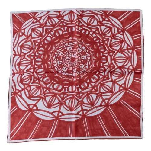 Pre-owned Loro Piana Silk Scarf In Red
