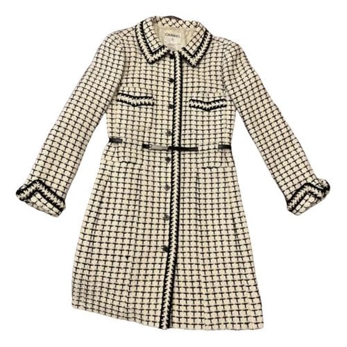 Pre-owned Chanel Wool Coat In Multicolour