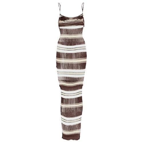 Pre-owned Jacquemus Maxi Dress In Brown