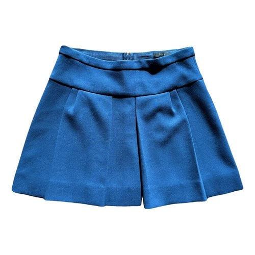 Pre-owned Jcrew Mini Skirt In Blue
