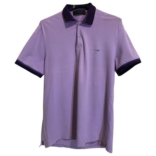 Pre-owned Etro Polo Shirt In Purple