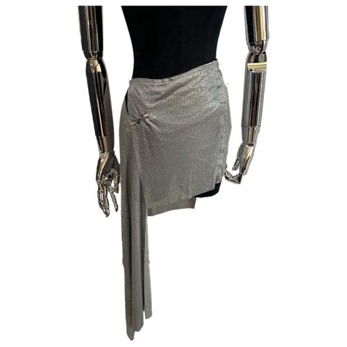 Pre-owned Poster Girl Mini Skirt In Grey