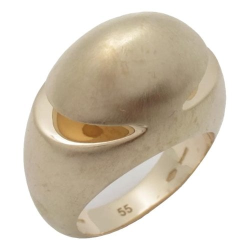 Pre-owned Bvlgari Cabochon Pink Gold Ring