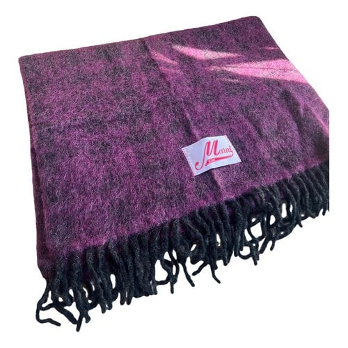 Pre-owned Marni Wool Scarf In Purple