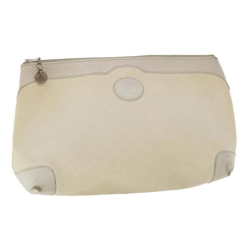 Pre-owned Gucci Clutch Bag In White