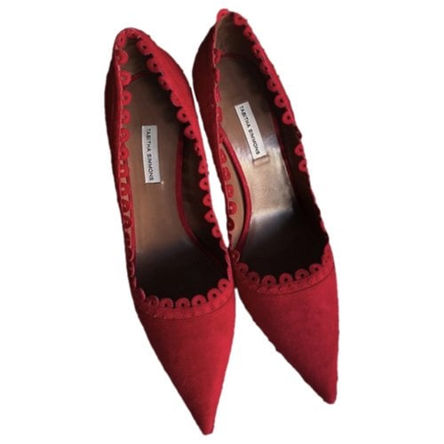 Pre-owned Tabitha Simmons Heels In Red