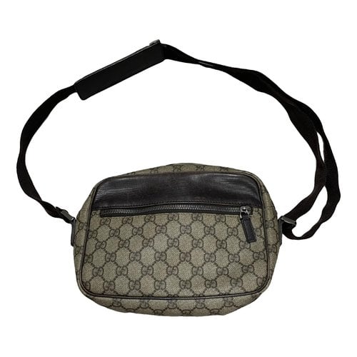 Pre-owned Gucci Bree Crossbody Bag In Brown