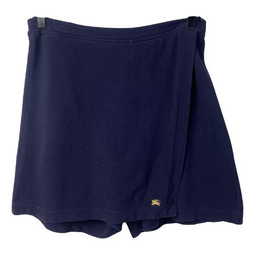 Pre-owned Burberry Short Pants In Blue