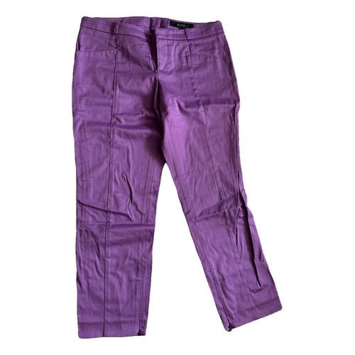 Pre-owned Gucci Chino Pants In Purple