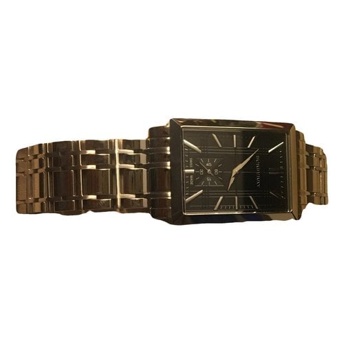 Pre-owned Burberry Silver Watch