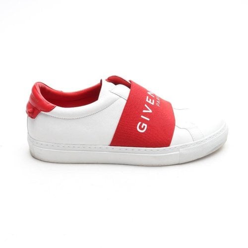Pre-owned Givenchy Leather Trainers In Red