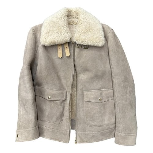 Pre-owned Dolce & Gabbana Shearling Jacket In Brown