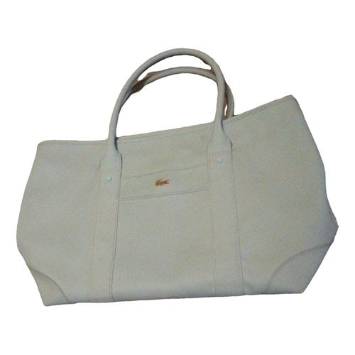 Pre-owned Lacoste Handbag In White