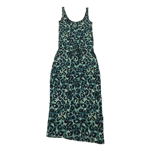 Pre-owned Guess Maxi Dress In Green