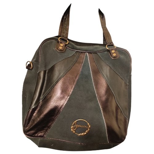 Pre-owned Fornarina Leather Handbag In Green